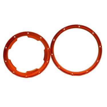Imagem de BEAXTURBO Racing Upgrade Parts CNC Aluminum #7075 Outer&Inner beadlock Ring for LOSI DBXL2.0 1:5 Wheel 2pcs (Orange)