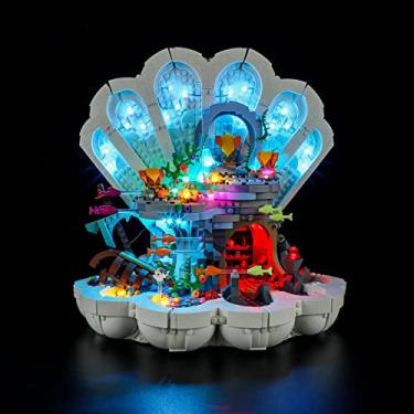 Imagem de BRIKSMAX Led Lighting Kit for LEGO-43225 The Little Mermaid Royal Clamshell - Compatible with Lego Disney Building Blocks Model- Not Include Lego Set