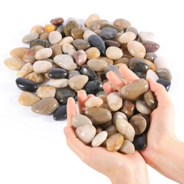 Imagem de Seixos decorativos STOYH River Rocks 4-30 mm 4,5 kg de cor mista