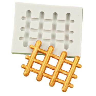 Imagem de Molde Silicone Cerca Cerquinha Fazenda Grade Muro Decoraçao - LUYKE