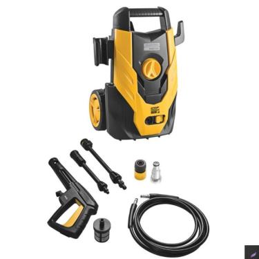Imagem de Lavadora de Alta Pressão Elétrica Tramontina Master 1500 Psi 1200W Amarelo e Preto 110V