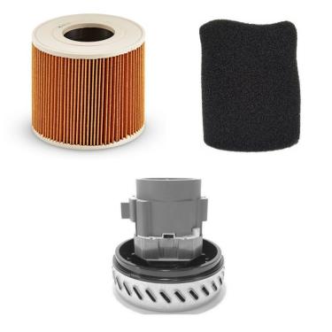 Imagem de Kit Turbina Motor Aspirador Industrial Karcher 220V