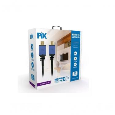 Imagem de Cabo Hdmi Premium 2.0 4k Hdr 19p C/filtro 15m Pix 018-1520
