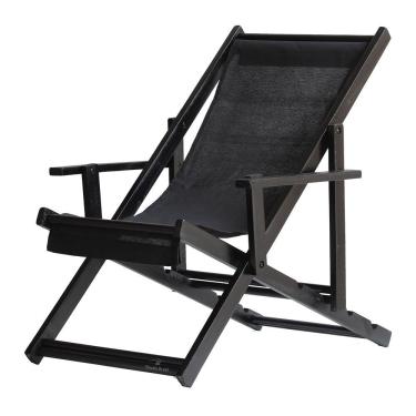 Imagem de Espreguiçadeira Preguiçosa Dobrável Black Cb-preto