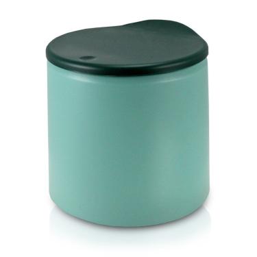 Imagem de Lixeira De Pia - Mesa- Escritorio De 4l - Linha Loft Turquesa