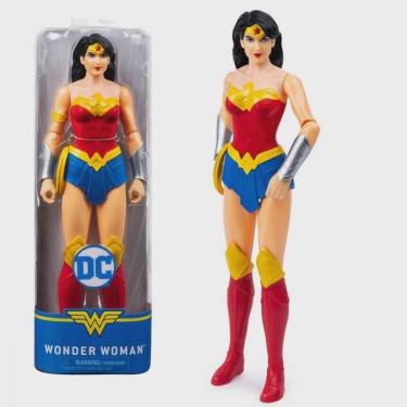Imagem de Boneca Mulher Maravilha Articulada 30cm Dc Comics