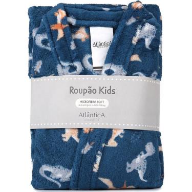 Imagem de Roupão Microfibra Kids Infantil Antialérgico Porto Franco