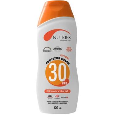 Imagem de Protetor Solar FPS 30 Corporal Profissional 120 ml Nutriex