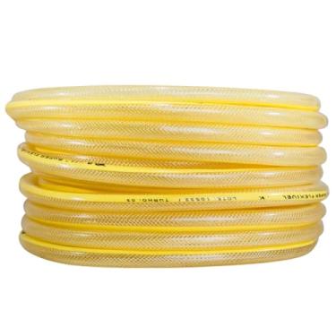 Imagem de Mangueira Gás Glp 3/8 Faixa Amarela - 15 Mts