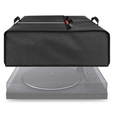 Imagem de Kingshion Capa Protetora Contra Poeira Para Toca-Discos, Compatível Com Sl-Q300/Sl-B250/Sl-B260/Sl-Bd20/Sl-Bd27/Sl-Bd35/Sld-20/Sl-Pc11/Sl1200/Sl1210 Pioneer Plx 1000 - Cinza Escuro