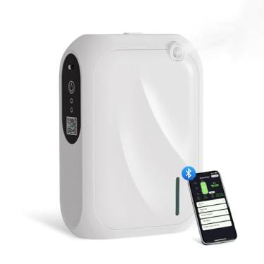 Imagem de ZINYEME Máquina De Aromaterapia Para Casa, Difusor Óleos Essenciais Sem Água Com Cobertura 1000 Pés Quadrados E Tecnologia Difusão Fria, Fragrâncias, Controle Por Aplicativo Aroma Smart Escritório,
