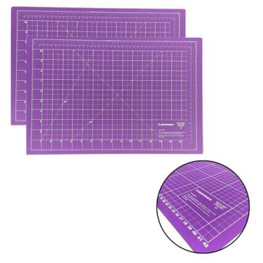 Imagem de Base De Corte A3 30x45cm Dupla Face Pachwork Artesanat Cores - LANMAX,