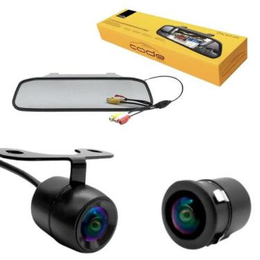 Imagem de Kit retrovisor com câmera tartaruga linhas dinamicas - CODE