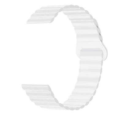 Imagem de Lamshaw Compatível com pulseiras NotePin AI Voice Recorder, pulseira esportiva de silicone compatível com gravador de voz NotePin AI (branca)