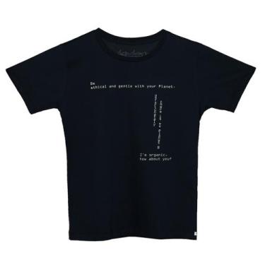Imagem de Camiseta Be Ethical Infantil - Laluz Brasil , Azul, 4-6