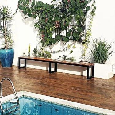 Imagem de Banco de Vestiário Estilo/Modelo Industrial - Área Externa (3,00 x 0,4