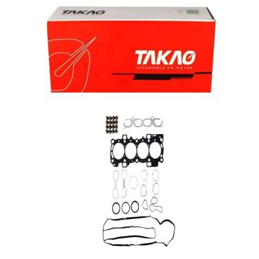 Imagem de Junta Superior C/ Retentor (Jg) Ecosport 1.6 16V 2014 A 2018 / Fiesta New 1.6 16V 2014 A 2020 / Focus New 1.6 16V 2014 A 2020 - Takao Jsrfo16Bm