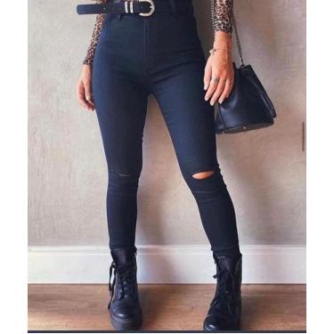 Imagem de Calça jeans preta - Camila Macedo - Carmen -