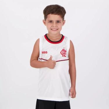 Imagem de Regata Infantil Flamengo Camiseta Casua Opal Criança Oficial - BRAZILI