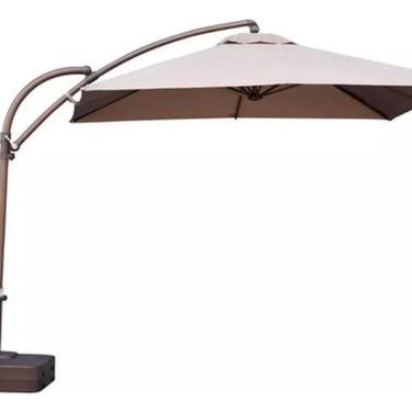 Imagem de Ombrelone Lateral Guarda-sol Quadrado 270x270cm Com Base