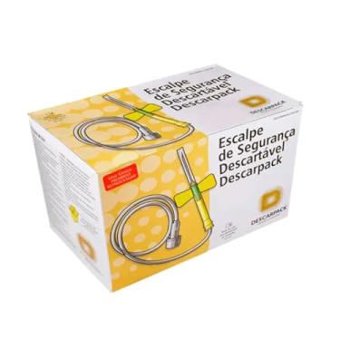 Imagem de Escalpe De Segurança Estéril Scalp 19g Descarpack - 100 Und