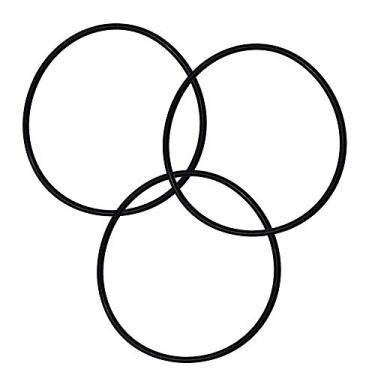 Imagem de Pentek 151122 Oring de substituição compatível - Caixas de filtro de água estilo azul grande (pacote com 3) - Borracha nitrílica Buna-N - Embalada plana e não torcida - por Better H2O Products Inc.