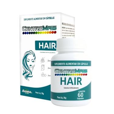 Imagem de CentroMais Hair - Suplemento Alimentar com Biotina - Cabelos, Pele e Unhas - 60 Cápsulas Queda De Cabelo Biotina E Vitaminas