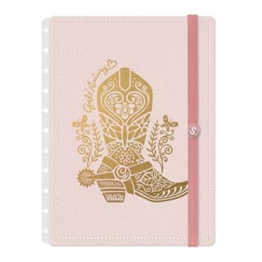 Imagem de Capa e Contracapa Para Caderno Iscool Disc G Gabi Saiury Boiadeira Rosa