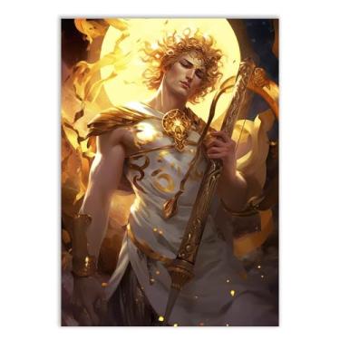 Imagem de Placa Decorativa Apollo Deus Mitologia Grega Foice Poster Quarto Sala