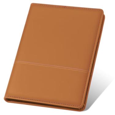 Imagem de Konper Pasta organizadora de documentos A5 para homens e mulheres, marrom