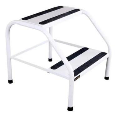 Imagem de Escada Auxiliar com 2 Degraus de Aço Antiderrapante Vagalumy