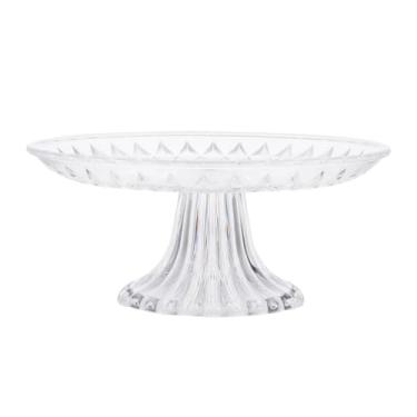 Imagem de 1 conjunto de pratos de frutas de cristal, prato de acrílico, bandeja de frutas, suporte de sobremesa, tigela de frutas, prato de bolo