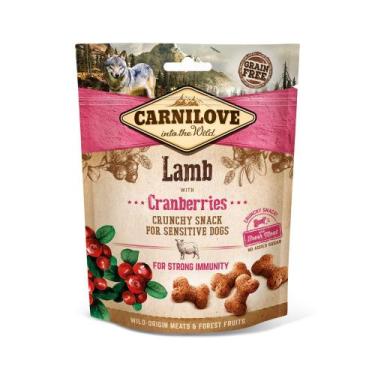 Imagem de Petisco Crunchy Snack Cordeiro com Cramberry para Cães 200gr - Carnilo
