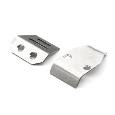 Imagem de Stainless Steel Front Rear Chassis Guard Plates RC Car Upgrade Protector Part Suitable for Losi Mini Buggy 1/16 RC Car