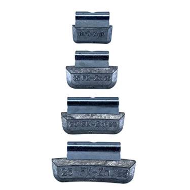 Imagem de Gallardo Tire Products 100 peças de pesos de roda 10, 15, 20, 25 gramas tipo FN para a maioria dos aros de alumínio na maioria dos veículos japoneses (25 de cada)