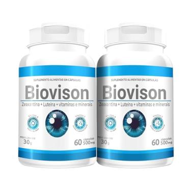 Imagem de Biovison Suplemento Alimentar, Zeaxantina + Luteína + Vitaminas e Minerais, 60 Cápsulas de 500mg (2)