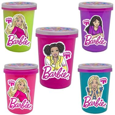 Imagem de 5X Slime Com Charms 180G - Barbie - - Doce Brinquedo