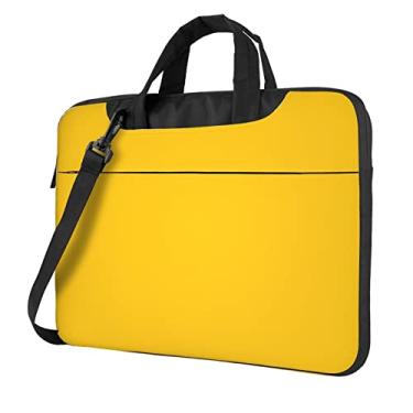 Imagem de Capa para laptop amarela Milk Duck capa para computador à prova de choque protetora para notebook bolsas para laptop masculinas e mulheres, Preto, 15.6 inch
