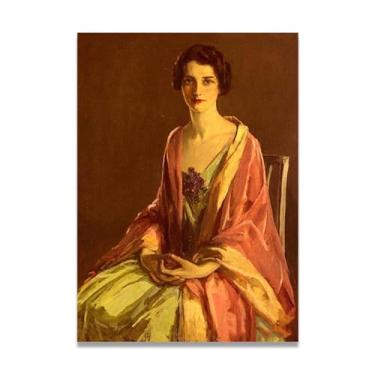 Imagem de Together John Lavery Iconic Realist Portrait & War Scene Canvas Art – Decoração de parede irlandesa atemporal para casa 39,98 x 56 cm Un Framed