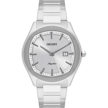 Imagem de RELOGIO ORIENT ANALO BRANCO METAL PRATA MBSS1511 S1SX