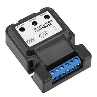 Imagem de ZJchao Controlador De Carga Solar, IP40 PWM Inteligente Inteligente Energia Solar Regulador De Carga De Descarga Controlador Solar Controlador De Painel Solar Com 2.05*2.68 * 0.91in (DHS-5S6V/12V 10A)