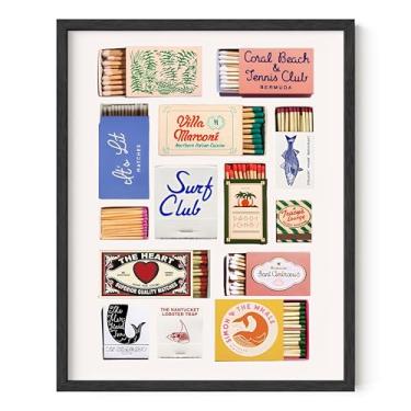 Imagem de HAUS AND HUES Impressão artística Coastal Matches sem moldura, 28 x 35 cm