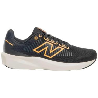 Imagem de Tenis masculino new balance 413 v3, Preto, Laranja, 43