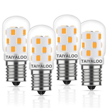 Imagem de Lâmpada LED TAIYALOO E17 3W 380LM 3000K regulável 120V, pacote com 4
