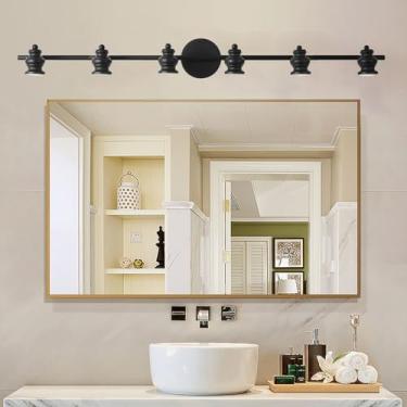 Imagem de Luzes de parede espelhadas de LED para banheiro Lâmpadas de parede destacáveis internas de metal à prova d'água Arandelas de parede com ângulo ajustável para exibição de imagem para quarto cabeceira