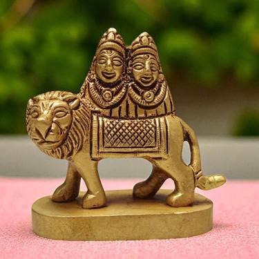 Imagem de Shiva Lingam Shop Ídolo Durga Devi de bronze, estátua Maa Chandi Chamunda, templo hindu Murti para Pooja em casa