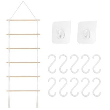 Imagem de HaiMay 13 peças de grampo de cabelo organizador de grampo de cabelo pendurado e armazenamento para mulheres suporte de clipes de garra boho decoração de casa para porta parede armário