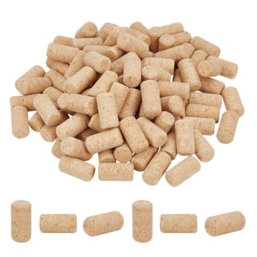 Imagem de OLYCRAFT Pacote com 100 rolhas de cortiça natural, rolhas de vinho retas de 3 x 2 cm, rolhas de garrafa de vinho com tampões de substituição de vedação segura para preservação de vinho e projetos de