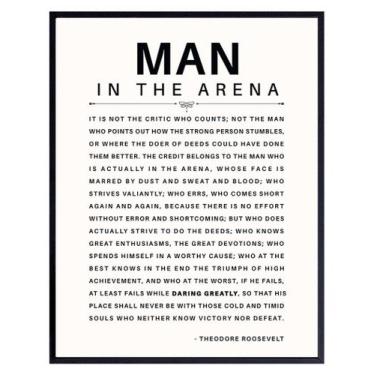 Imagem de Pôster Yellowbird Arte e Design Homem na Arena 28x36cm - YELLOWBIRD AR
