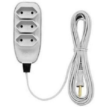 Imagem de Extensão Régua Elétrica Filtro De Linha Tripla 1,5M Reforçad